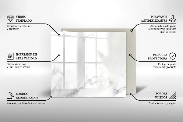 Kokkärlskydd unik Modern marmor