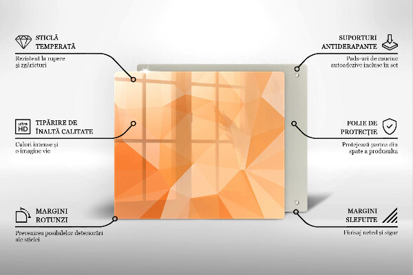 Kokkärlskydd unik Geometrisk bakgrund