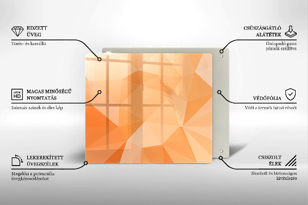 Kokkärlskydd unik Geometrisk bakgrund