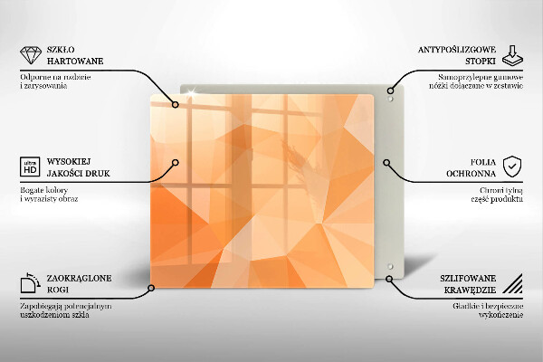 Kokkärlskydd unik Geometrisk bakgrund