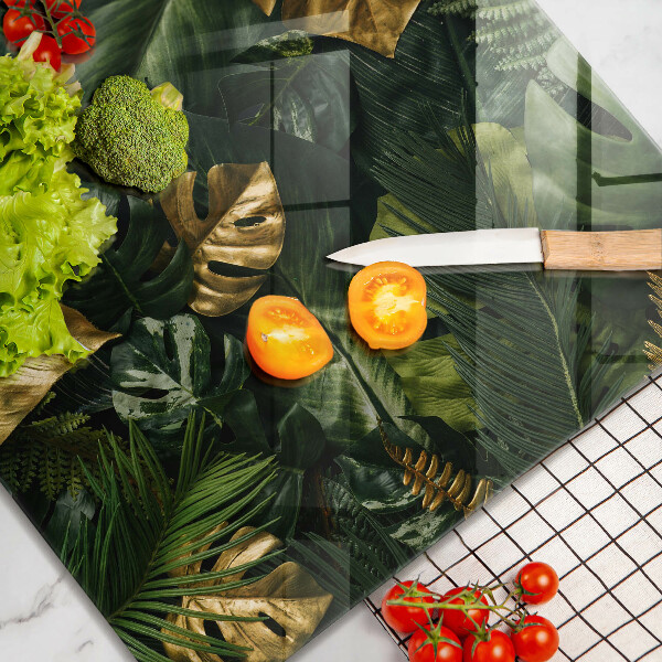 Kokkärlskydd unik Gyllene monstera blad