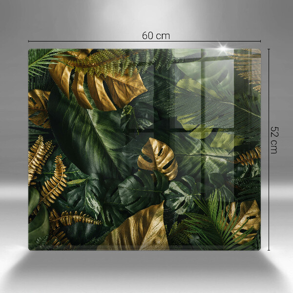 Kokkärlskydd unik Gyllene monstera blad