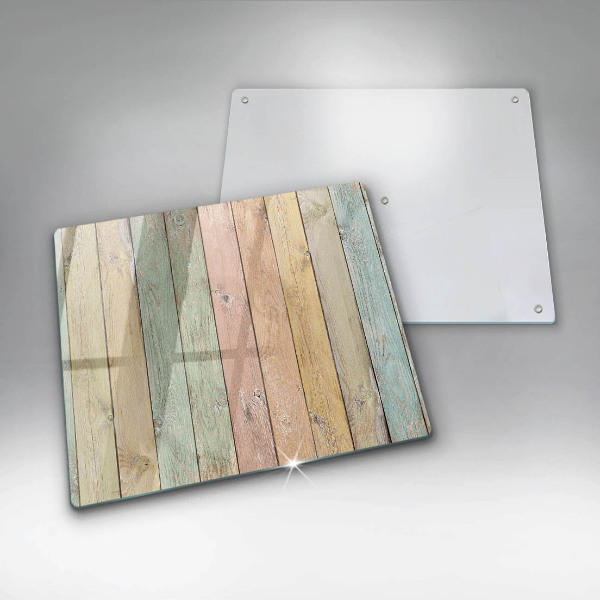 Glashällskydd unik Färgglada vintagebrädor