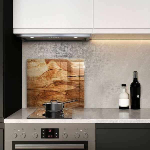 Glashällskydd unik Träskiva textur