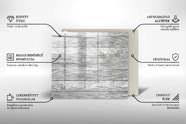Glashällskydd unik Gamla träskivor