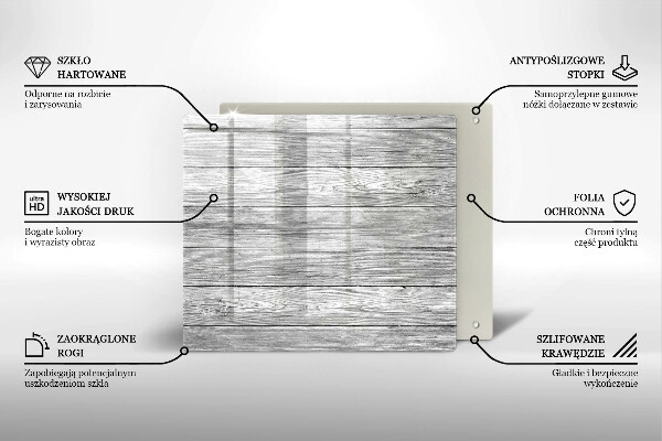 Glashällskydd unik Gamla träskivor