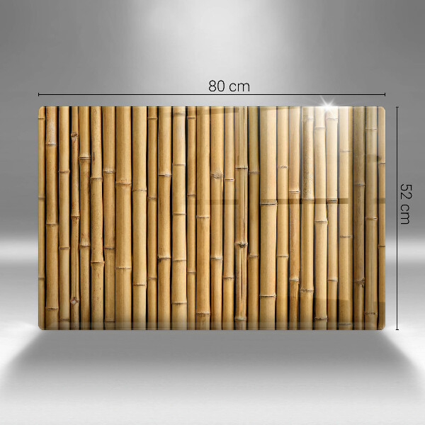 Spisskyddsplatta elegant Natur boho bambu