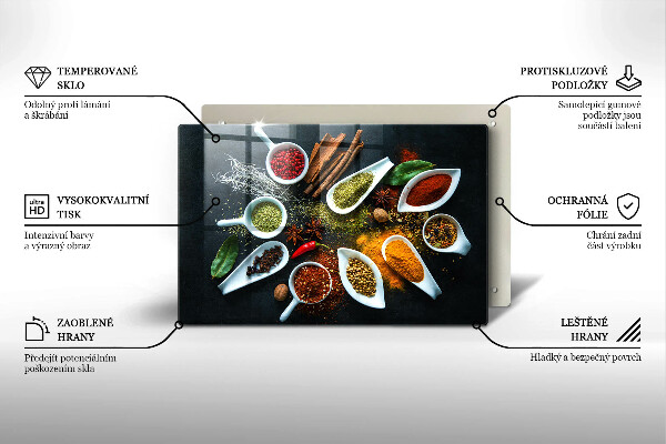 Spisskyddsplatta elegant Kökskryddor