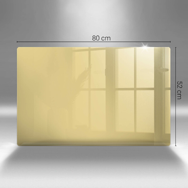 Skydd för induktionsspis elegant Gul