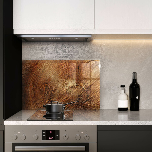 Spisskyddsplatta elegant Träkorn av trädet