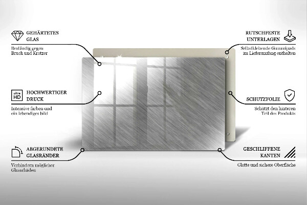 Spisskyddsplatta elegant Metall textur bakgrund