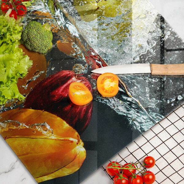 Spisskyddsplatta elegant Saftig frukt i vatten