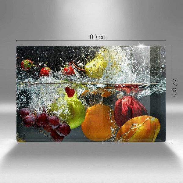 Spisskyddsplatta elegant Saftig frukt i vatten