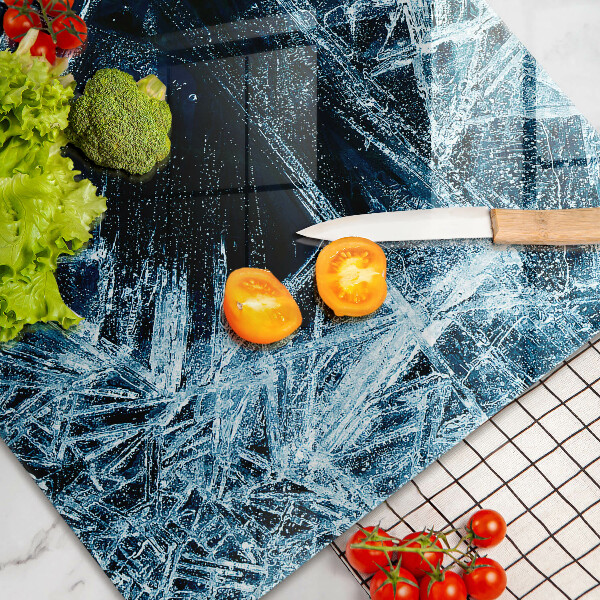 Glashällskydd elegant Struktur av skarp is