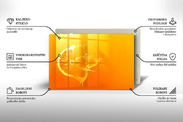 Glashällskydd elegant Saftig orange frukt