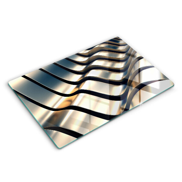 Spisskyddsplatta elegant 3D metallformer