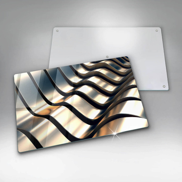 Spisskyddsplatta elegant 3D metallformer