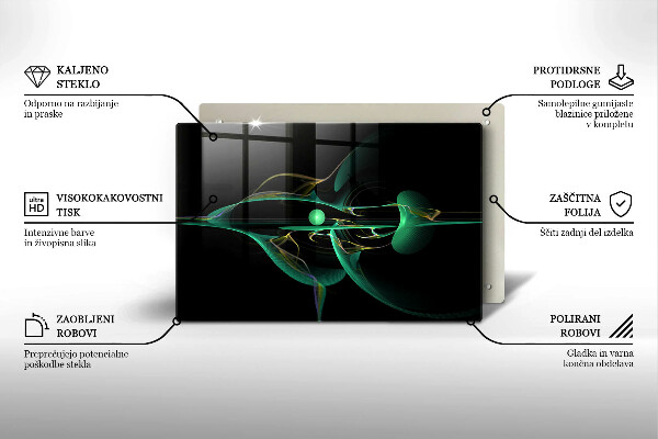 Spisskyddsplatta elegant Modern abstraktion