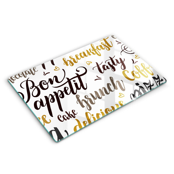 Glashällskydd elegant God aptit undertexter