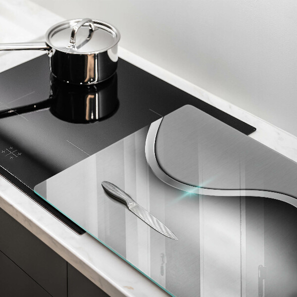 Glashällskydd elegant Metallabstraktion