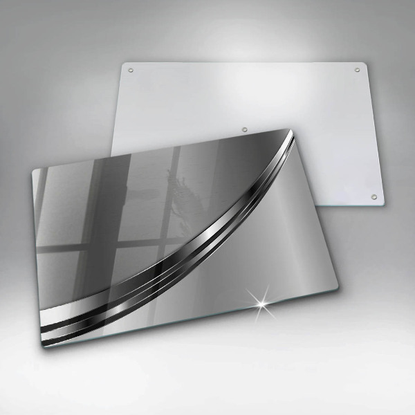 Kokkärlskydd elegant Metallabstraktion