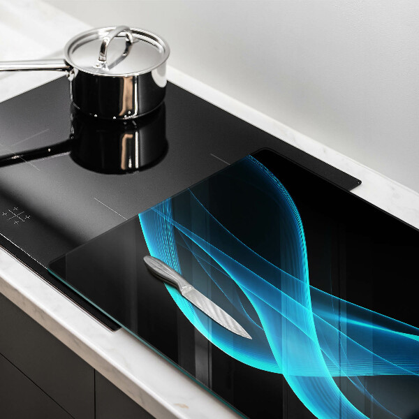 Kokkärlskydd elegant Blå abstraktion