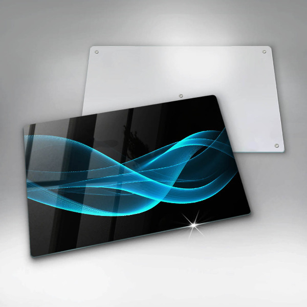 Kokkärlskydd elegant Blå abstraktion