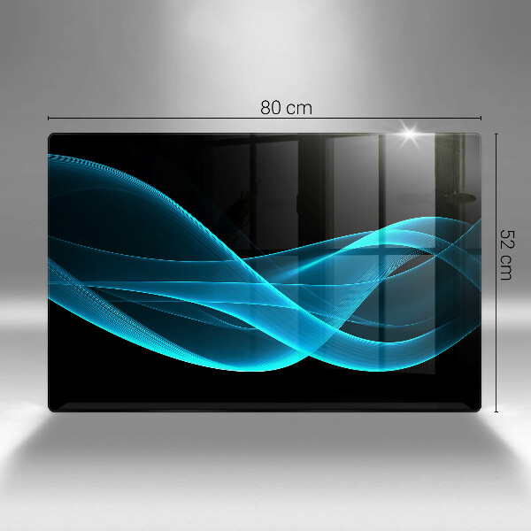 Kokkärlskydd elegant Blå abstraktion