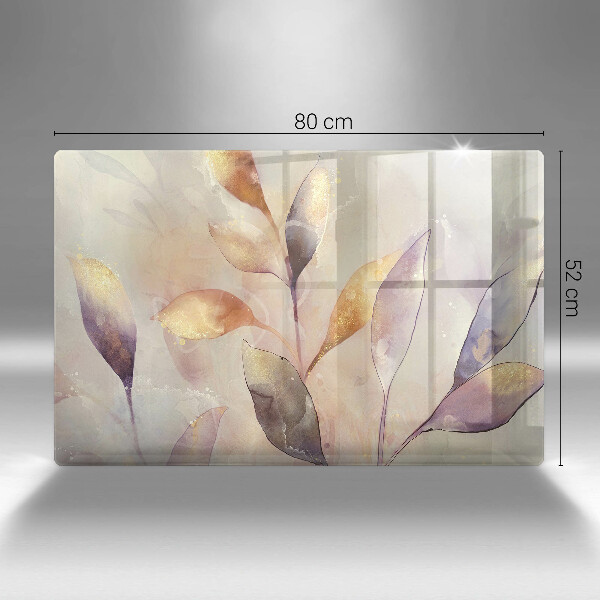 Kokkärlskydd elegant Målade boho löv