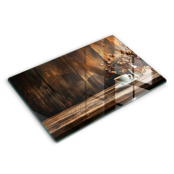 Kokkärlskydd elegant Kaffekopp och trä