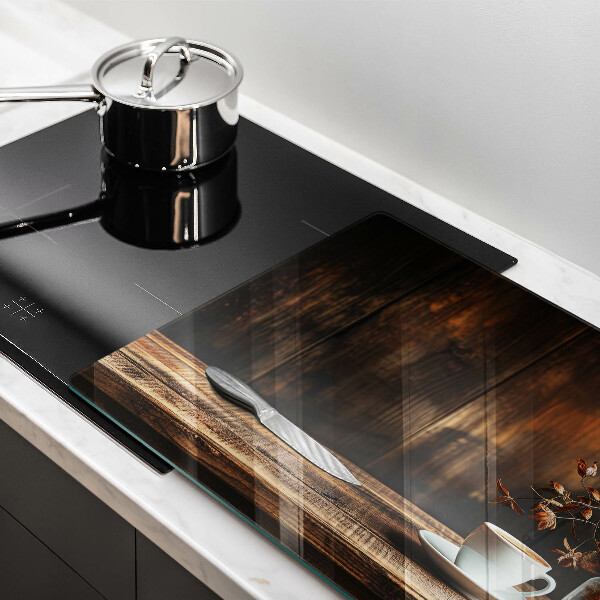 Kokkärlskydd elegant Kaffekopp och trä