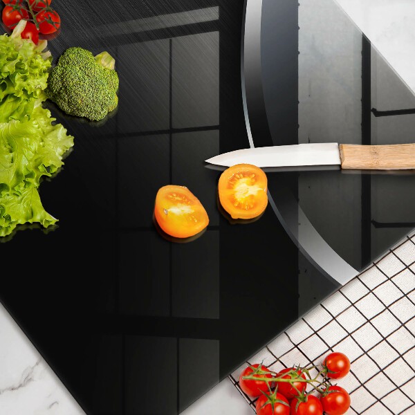 Spisskyddsplatta elegant Metallabstraktion