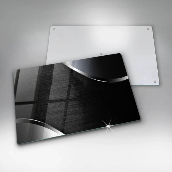 Spisskyddsplatta elegant Metallabstraktion