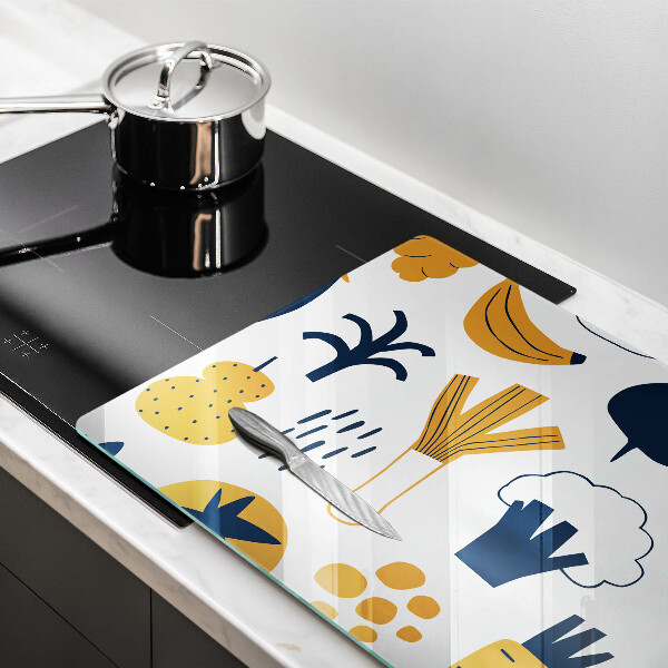 Spisskyddsplatta elegant Mat illustration