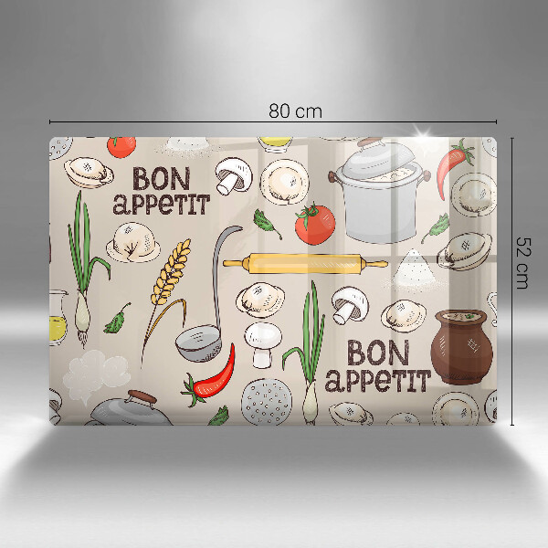 Skydd för induktionsspis elegant Kök illustration