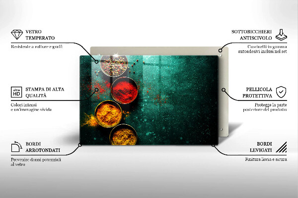 Skydd för induktionsspis elegant Orientaliska kryddor