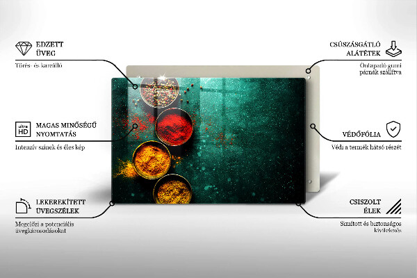 Skydd för induktionsspis elegant Orientaliska kryddor