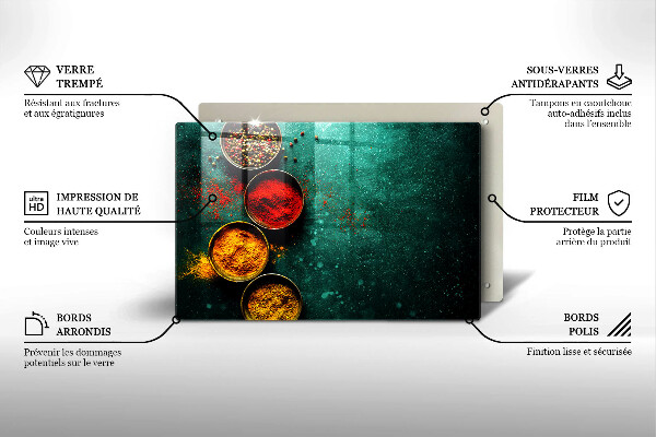 Skydd för induktionsspis elegant Orientaliska kryddor