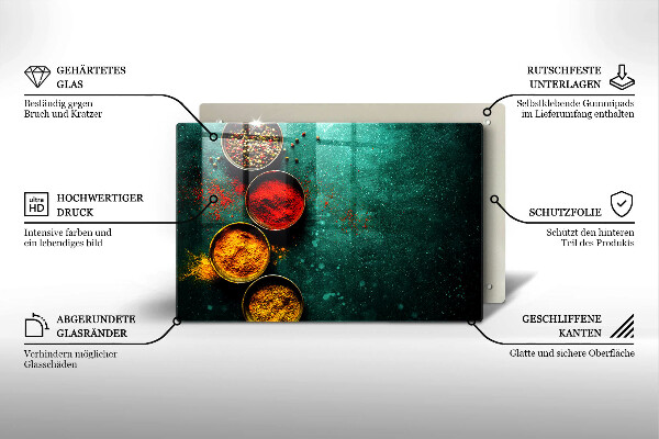 Skydd för induktionsspis elegant Orientaliska kryddor