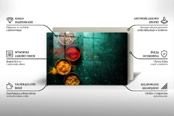 Skydd för induktionsspis elegant Orientaliska kryddor