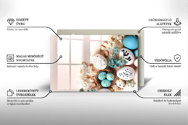 Skydd för induktionsspis elegant Påskdekorationer