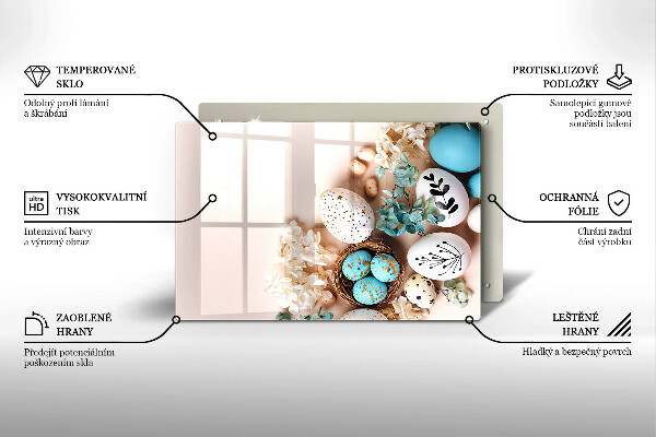 Skydd för induktionsspis elegant Påskdekorationer
