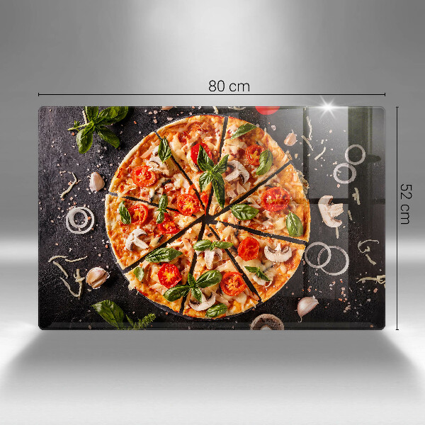 Skydd för induktionsspis elegant Pizza med svamp