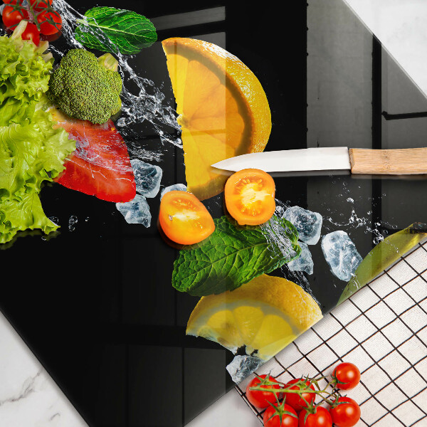 Skydd för induktionsspis elegant Frukt i vatten