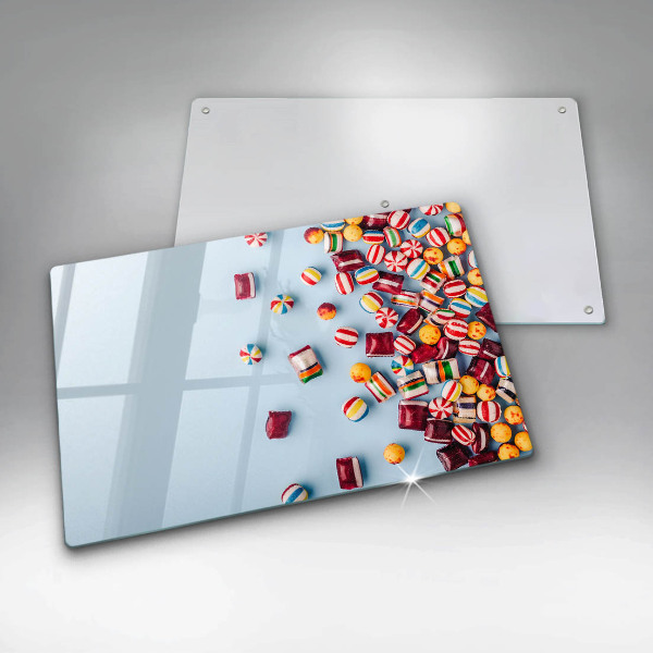 Skydd för induktionsspis elegant Färgglada godis