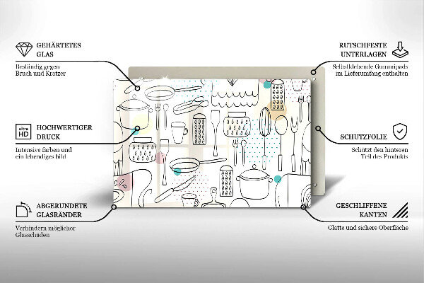 Skydd för induktionsspis elegant Kökstillbehör