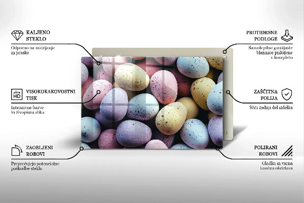 Skydd för induktionsspis elegant påskägg