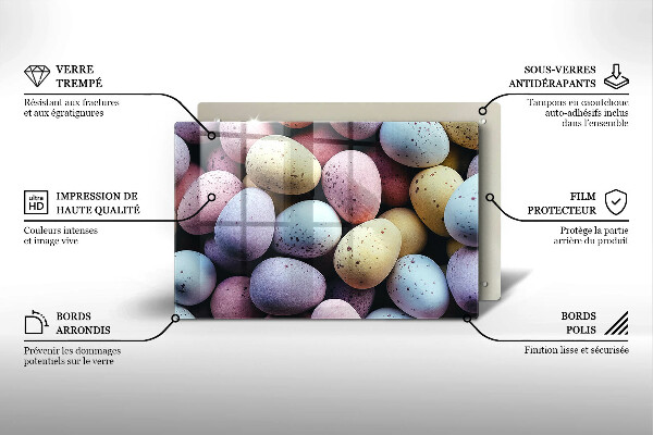 Skydd för induktionsspis elegant påskägg