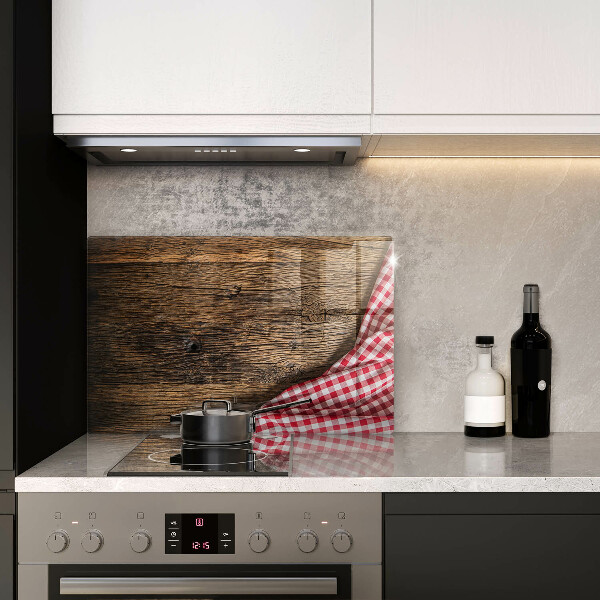 Skydd för induktionsspis elegant Träbord