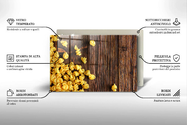 Spisskyddsplatta elegant Pasta på bordet